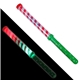 a green/red/white 10 candy cane wand