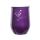 a purple 10 oz insulated cup with lid