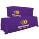 a grape-pms 268 serged convertible table throw - 6 to 8 - full color