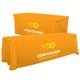a mango-pms 1375 serged convertible table throw - 6 to 8 - full color