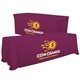 a mulberry-pms 683 serged convertible table throw - 6 to 8 - full color