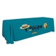 aerial view a aquamarine-pms 2231 6 economy table throw, image 1 of 2