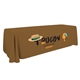 aerial view a hazelnut-pms 7575 6 economy table throw, image 1 of 2