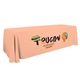 aerial view a peach-pms 162 6 economy table throw, image 1 of 2