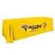 a lemon-pms 109 8 economy table throw cover (full - color imprint)
