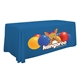 a cobalt-pms 2728 6 serged closed - back standard table throw cover