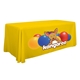 a lemon-pms 109 6 serged closed - back standard table throw cover