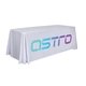 a white 6 lazerline 3- sided throw full - color front only