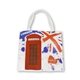 a white cotton bag 15.5 x 15