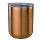 a copper 10 oz viking lowball with lid