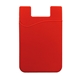 aerial view a white envelope & red wallet greeting card with silicone smart wallet, image 1 of 2
