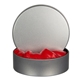 aerial view a red (close to pms 185c) squeeze putty stress relief putty, image 1 of 2