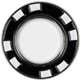 aerial view a black metal poker chip magnetic ball marker, image 1 of 2