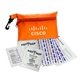 a orange 11pc first aid kit