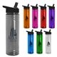 a group of 24 oz usa - made transparent sports bottle