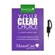 a green clip & violet board & black pen letter clipboard with pen