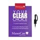 a red clip & violet board & black pen letter clipboard with pen