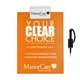 a white clip & orange board & black pen letter clipboard with pen