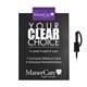 a violet clip & black board & black pen letter clipboard with pen