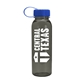 a smoke bottle & royal blue lid outdoorsman tritan(r) bottle with tethered lid - 24 oz