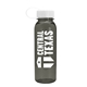 a smoke bottle & white lid outdoorsman tritan(r) bottle with tethered lid - 24 oz