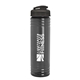 a transparent smoke bottle & smoke lid 24 oz slim fit upcycle rpet bottle with flip lid