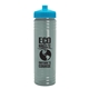 a glacier blue bottle & cyan lid 24 oz slim fit upcycle rpet bottle with push - pull lid