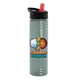 a glacier blue bottle & black with red spout lid 24 oz slim fit upcycle rpet bottles with flip straw lid digital
