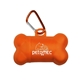 a orange waste bag dispenser