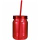 aerial view a group of 24 oz plastic mason jar, full color digital, image 21 of 21