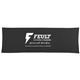aerial view a black recycled pet eco cooling fitness towel, image 1 of 2