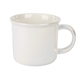 aerial view a pearl white 15 oz kennedy campfire mug, image 1 of 3