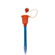 a blue/orange custom promotional basketball hoop pen