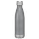 aerial view a gray with silver accents 16 oz full color swiggy stainless steel bottle, image 1 of 2