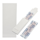 aerial view a white promotional custom bandage pocket kit, image 1 of 2