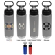 a group of 24 oz stainless steel leighton bottle