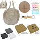 aerial view a group of natural vibes gift set, image 1 of 2