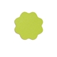 a sage green daisy - shaped rubber jar opener