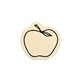 a cream apple - shaped rubber jar opener