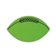 a lime green football - shaped rubber jar opener