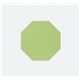 a sage green octagon - shaped rubber jar opener