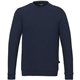 aerial view a polo blue (570) mens american giant everyday lightweight french terry classic crew sweatshirt, image 1 of 4