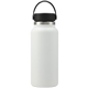 aerial view a white hydro flask(r) wide mouth 32 oz bottle with flex cap, image 1 of 10