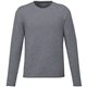 aerial view a heather charcoal (986) mens somoto eco long sleeve tee, image 1 of 8