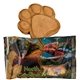 a group of wrapped up paw print dog cookie