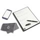 a group of rocketbook fusion letter notebook set