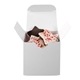 aerial view a custom desk drop - peppermint bark shapes, image 1 of 2