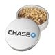 aerial view a silver glad tidings tins - jumbo cashews deluxe mixed nuts, image 1 of 3