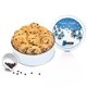 a white fresh beginnings chocolate chip gourmet cookie tin