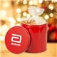 a red one gallon popcorn tin - trio popcorn